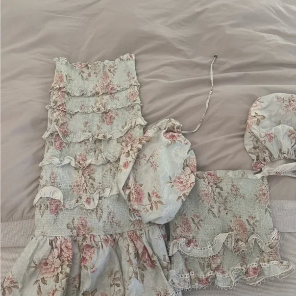 V. Chapman The Linnea Skirt in Tapestry Rose and The Leilani Top - Picture 6 of 9